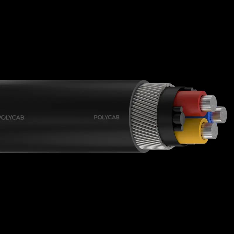 Polycab MV IS 7098-II 3C A2XWY/A2XFY 1.9/3.3kV(E)