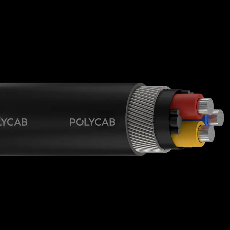 Polycab MV IS 7098-II 3C A2XWY/A2XFY 3.3/3.3kV(UE)