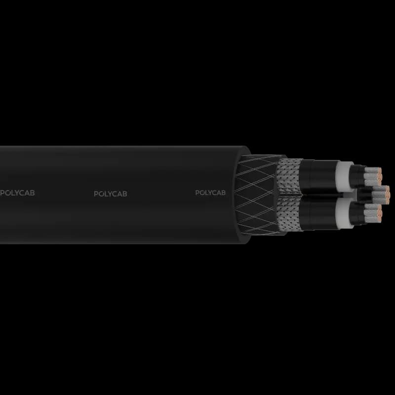 Polycab MV Cu IS 9968-2 12.7/22(E) or 11/11(UE)kV
